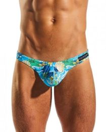 Cocksox Enhancing Pouch Thong Paradise Palms Lg