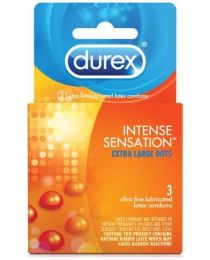 Durex Intense Sensation Extra Large Condoms Dots 3 Pack