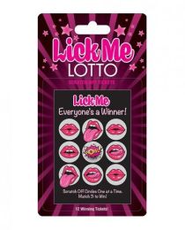 Lick Me Lotto 12 Winning Tickets